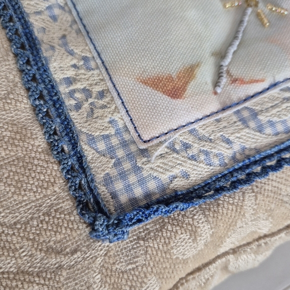 Brighton Sheba Princess Cat Vintage Tapestry Tote Bag w/ Leather Accent - Picture 14 of 15